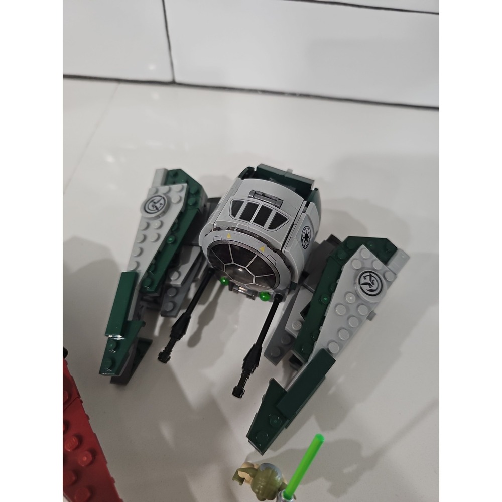 LEGO Star Wars: Obi-Wan Kenobi's Jedi Starfighter And Yoda Jedi Starfghter Lot - Picture 6 of 6